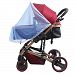 Baby Mosquito Net for Pushchairs Prams Stroller (110CM*90CM, Blue)