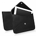 iPad 3 Case, BoxWave® [Elite Leather Messenger Pouch] Synthetic Leather Cover w/ Envelope Design for Apple iPad 3 - Jet Black