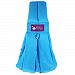 GOMAMA Baby sling One Size Wrap Carrier With Bags Fits to Baby (Sea blue)