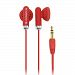 Zumreed / Color Earphones with Silver Accent, Red