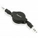 3.5mm to 3.5mm Stereo Plug RETRACTABLE ipod Car stereo Cable