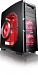 AZZA Solano 1000R CSAZ-1000R Full Tower Interior Paint Case (Black/Red)