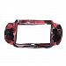 Protective Skin Case Cover for PlayStation PS Vita - Camo Black Red