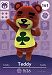 Nintendo Animal Crossing Happy Home Designer Amiibo Card Teddy 161/200 USA Version by Nintendo