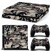 GoldenDeal PS4 Console and DualShock 4 Controller Skin Set - Camo Military Soldier Warrior - PlayStation 4 Vinyl by GoldenDeal