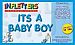Infletters Inflatable Letters Boxed Set ITS A BABY BOY by Inflatable Letters