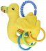North American Bear Pond Pets Duck Ring Toy, Yellow