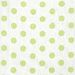 Trend Lab Kids Infant Newborn Crib Sheet - Sage Green And White Dot Print Flannel