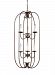 51807EN-827 - Sea Gull Lighting - Holman - Six Light Foyer Brushed Nickel Finish - Holman