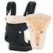 Ergobaby Bundle - 2 Items: Black/Camel 4 Position 360 Carrier with Natural Infant Insert