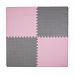 Tadpoles Leaf Pattern Playmat Set, Pink/Grey
