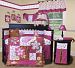 SISI Baby Girl Boutique - Sweet Garden 13 PCS Crib Bedding Nursery Set by Sisi