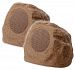 OSD Audio RS690 Ultra Reference Outdoor Rock Speaker, Pair (Sandstone Brown)