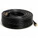 Pro-Techgroup 100 ft Premium Grade RG6 F-Type Quad Shielded Coaxial 18AWG CL2 Rated 75Ohm Cable for Antennas