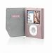 Belkin Layered Leather Folio for Ipod Nano 3G (Pink and Gray)