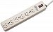 Tripp Lite 6 Outlet Waber Industrial Power Strip, 6' Cord with 5-15P Plug, Beige