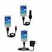 USB cable with Car and Wall Charger Deluxe Kit for the Mio 339 - uses Gomadic TipExchange Technology