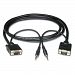 Cables To Go - 43095 - 6ft UXGA+3.5mm Monitor Cable
