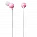 Elecom Pearl Canal Type Hi-Fi Noise-Reducing Ear Buds(Designed in Japan) (Pink)