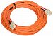 C2G / Cables to Go 37281 SC/SC Plenum-Rated Duplex 62.5/125 Multimode Fiber Patch Cable (20 Meter, Orange)