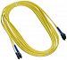 C2G / Cables to Go 14404 LC/LC Duplex 9/125 Single - Mode Fiber Patch Cable (5 Meters, Yellow)