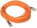 C2G / Cables to Go 36474 SC/ST LSZH Duplex 62.5/125 Multimode Fiber Patch Cable (20 Meters, Orange)