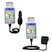 The Essential Gomadic Car and Wall Accessory Kit designed for the Mio 168 Plus - 12v DC Car and AC Wall Charger Solutions with TipExchange
