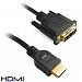 HDMI Male to DVI-D Male Cable HDTV PS3 LCD Plasma Computer - 10 Feet