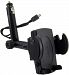 Arkon Lighter Socket Mount with integrated 5V Mini USB Power for Universal Phone, Smartphone and PDA (Black)