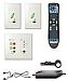 Russound Ad320 A-Bus Decora Style In-Wall Single-Source Two-Zone Kit with Remote Control