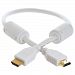 Monoprice 104020 1.5-Feet 28AWG High Speed HDMI Cable with Ferrite Cores, White
