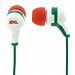 2XL 2X-002N Spoke Nuevo Sonido In-Ear Headphones (Red, White, Green)