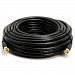 50 ft Premium Grade RG6 F-Type Quad Shielded Coaxial 18AWG CL2 Rated 75Ohm Cable