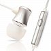 JBuds J3M Micro Atomic In-Ear Earbuds Style Headphones with Mic for (Titanium Silver)