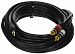 Monoprice 105600 15-Feet Premium Stereo Male to 2RCA Male 22AWG Cable, Black