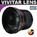 Vivitar Series 1 High Definition Wide Angle Fisheye 0.21x Lens For The Sony DSLR-A850, A550, A500 Digital Cameras Which Have Any Of These (18-70mm, 18-55mm, 75-300mm, 55-200mm, 50mm, 100mm) Sony Lenses