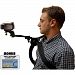 Hands Free Camcorder Shoulder Stabilizer With Carrying Case For The Canon VIXIA HF R11, HF R10, HF R100 Flash Memory Camcorder