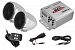 Pyle PLMCA10 100W Motorcycle/ATV/Snowmobile Mount MP3/Ipod Amplifier with Dual Handle-Bar Mount Weatherproof Speakers with FM Radio