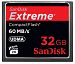 SanDisk Extreme 32GB Compact Flash Memory Card Speed Up To 60MB/s- SDCFX-032G-X46 (Old Model)