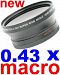 NEEWER® 67mm Black Wide Angle Macro Conversion Lens 0.43x 67 mm