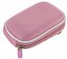 rooCASE Nylon Hard Shell (Pink) Case with Memory Foam for Olympus FE-4020 14 MP Digital Camera Pink