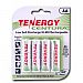 Tenergy Centura AA Low Self Discharge LSD NiMH Rechargeable Batteries 1 Card 4xAA H3C0DY8NB-0507