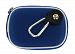 rooCASE Nylon Hard Shell (Dark Blue) Case with Memory Foam for Canon PowerShot A3100IS 12.1 MP Digital Camera Silver