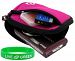 Neoprene Sleeve Carrying (Hot Pink) Case for Olympus Stylus Tough-6020 Digital Camera Green