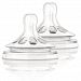 Philips Avent Natural Slow Flow Nipple 1Month+ (2 Pack), SCF652/27
