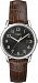 Timex Easy Reader Men's Classic Black Dial Dark Brown Leather Strap Analog Watch