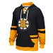 Boston Bruins CCM Retro Pullover Lace Hoodie