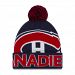 Montreal Canadiens New Era NHL Cuffed Colossal Team Pom Knit Hat