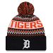 Detroit Tigers MLB Wintry Pom Knit Hat