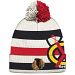 Chicago Blackhawks 2017 NHL Winter Classic Cuffed Pom Knit Hat